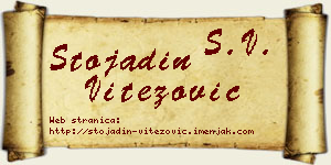 Stojadin Vitezović vizit kartica